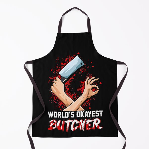 Item preview, World's Okayest Butcher designed and sold by xmjajd.