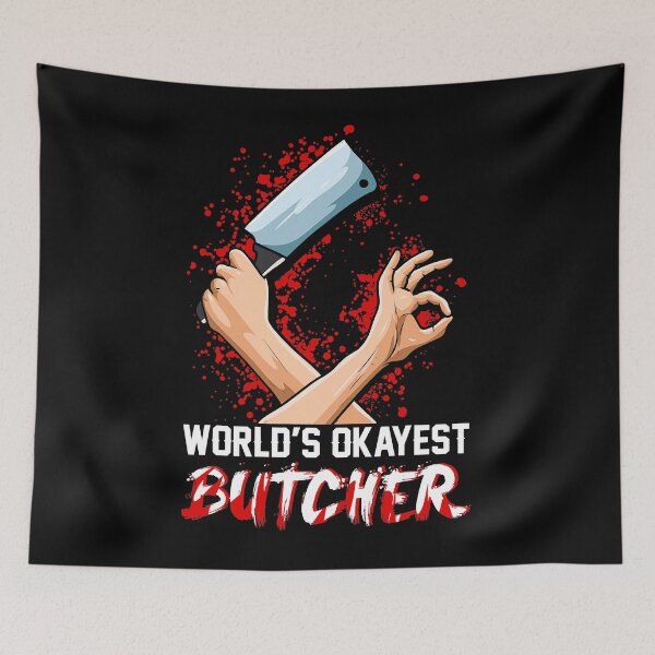 Item preview, World's Okayest Butcher designed and sold by xmjajd.