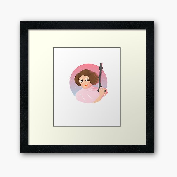 Into the garbage chute, fly boy! Framed Art Print