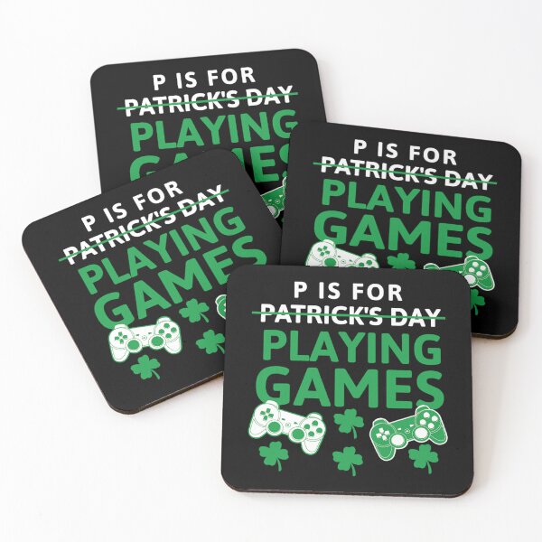 Item preview, P Is Playing Games Funny St Patricks Classic T-Shirt designed and sold by amberk1cira.