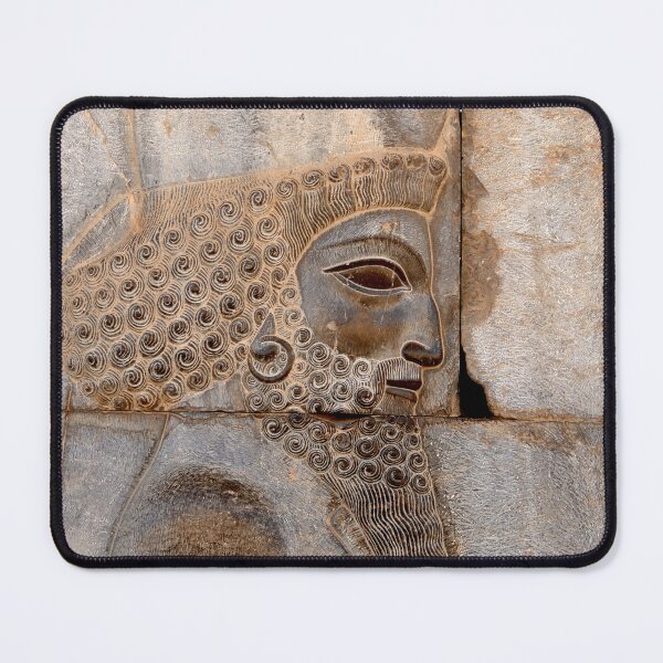 Item preview, Ancient Persian Warrior Relief Detail Persepolis Persia Iran designed and sold by worldways.