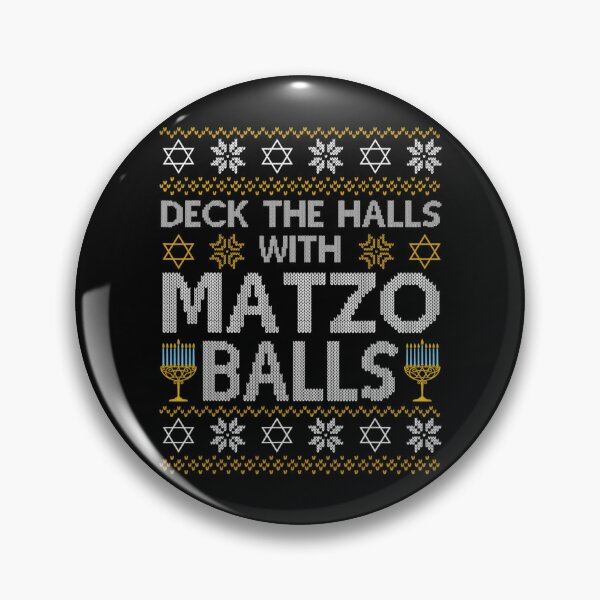 Item preview, Deck The Halls With Matzo Balls Chanukkah Ugly Hanukkah designed and sold by WendySouu.
