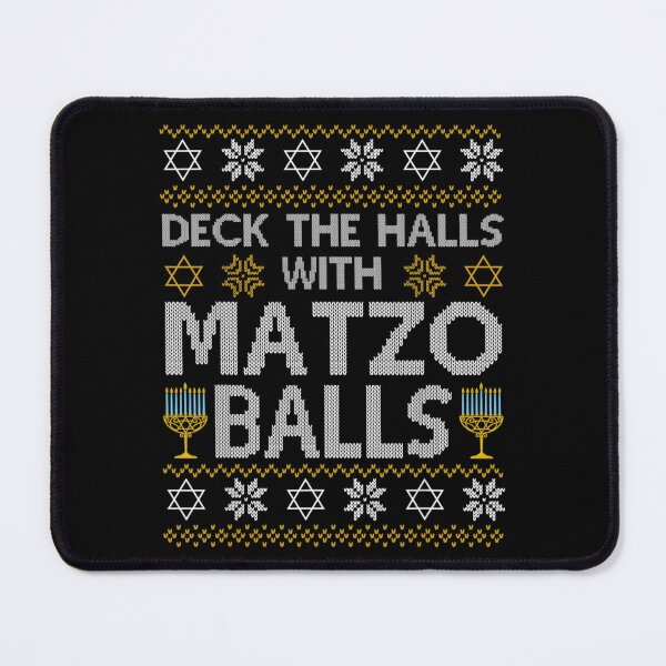Item preview, Deck The Halls With Matzo Balls Chanukkah Ugly Hanukkah designed and sold by WendySouu.