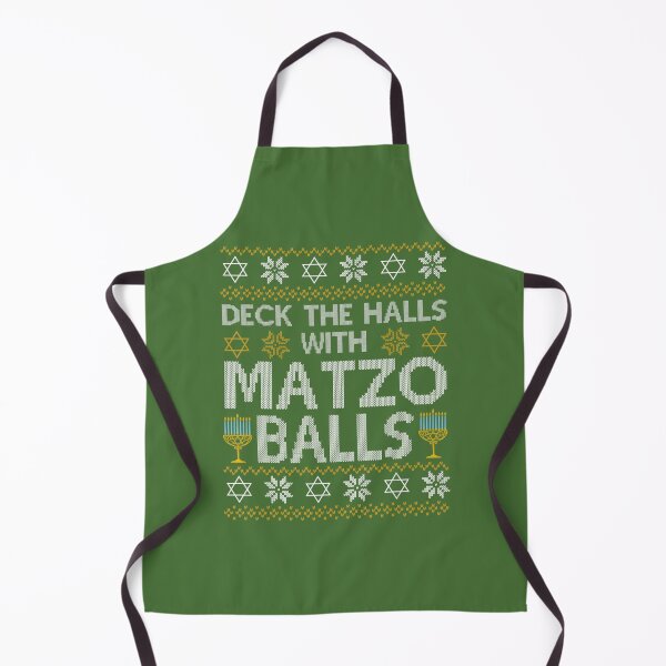 Item preview, Deck The Halls With Matzo Balls Chanukkah Ugly Hanukkah designed and sold by WendySouu.