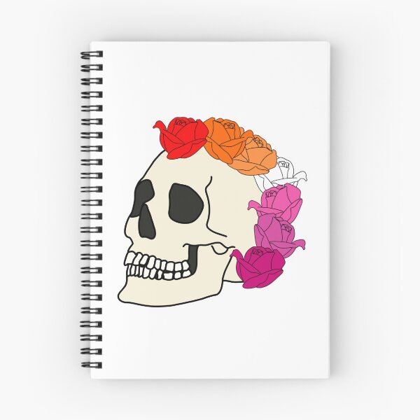 Item preview, Subtle Pride Skull & Roses-Lesbian designed and sold by Sarah  H.