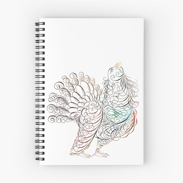 Item preview, Colorful Capercaillie Flourish designed and sold by Colby Cline.