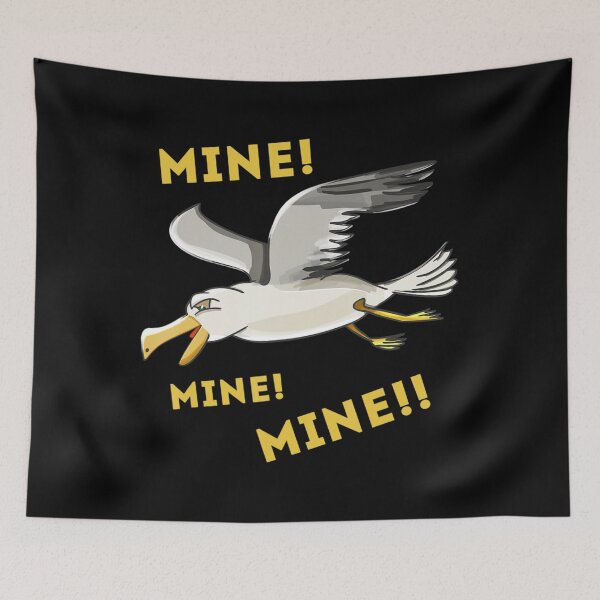 Item preview, Seagull Mine Mine Mine! Kids With Cute Seabird designed and sold by Opotio.