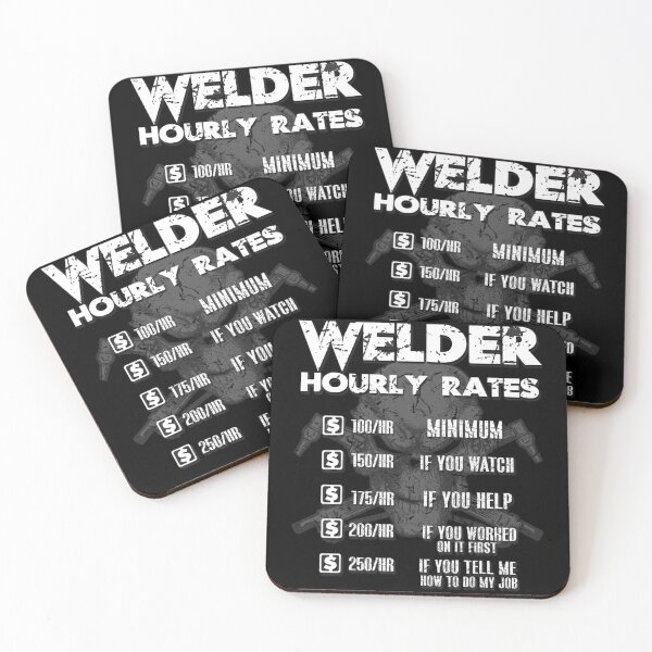 Item preview, Welder Hourly Rate Weld Welding Mens designed and sold by Opotio.