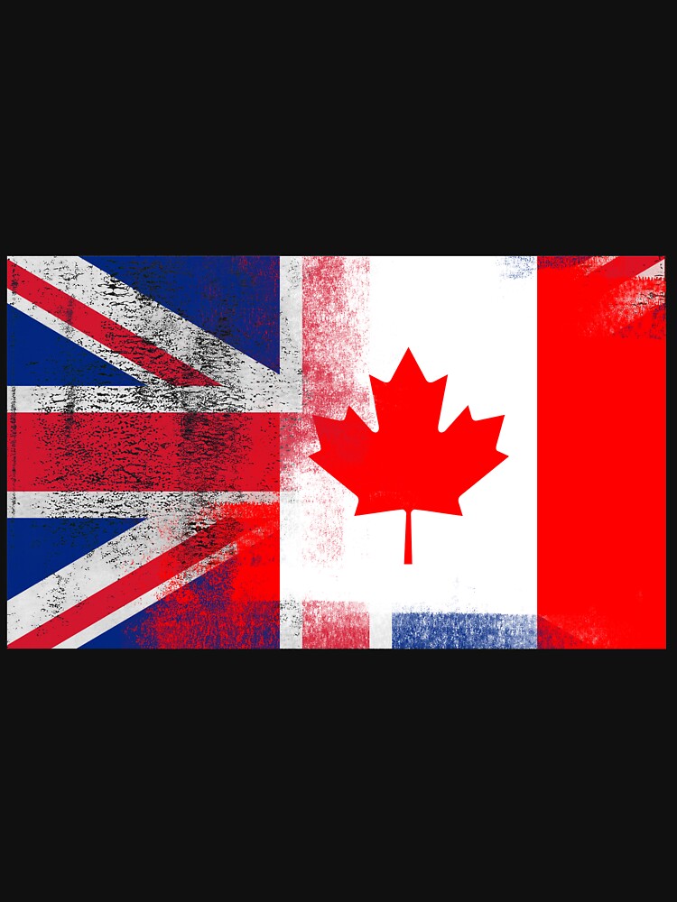 "British Canadian Half Canada Half UK Flag" Tshirt for Sale by ozziwar Redbubble canada t