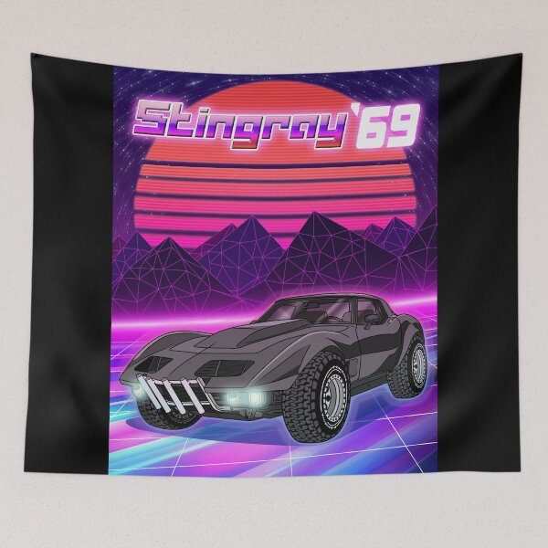 Item preview, Chevrolet Corvette Stingray C3 Vaporwave designed and sold by JDM Guyvit.