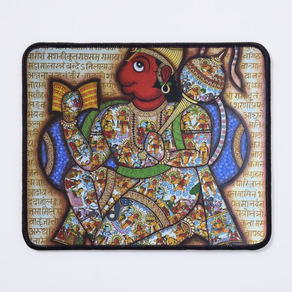 Item preview, Hanuman chalisa collage, lord hanuman, balaji, bajarangbali artwork, indian folk art designed and sold by gopalpjoshi.
