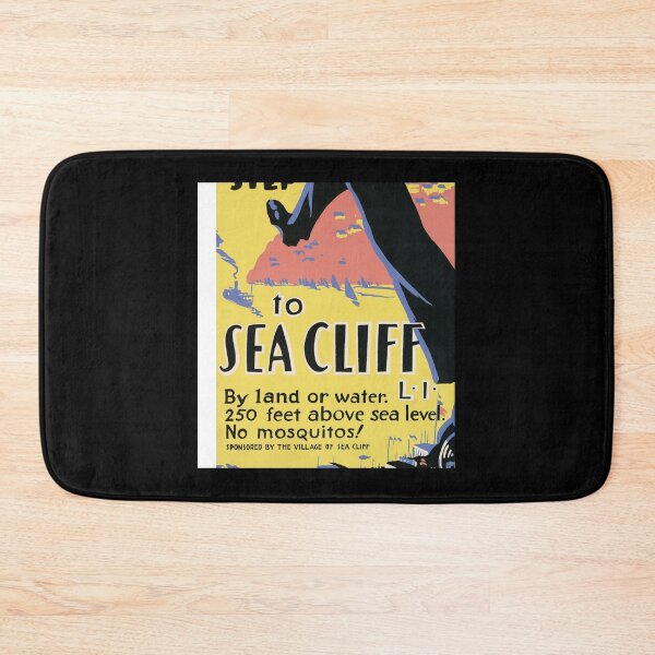 Item preview, Just One Long Step To Sea Cliff Vintage Travel Poster Sleeveless Top designed and sold by kimmesajgreh.