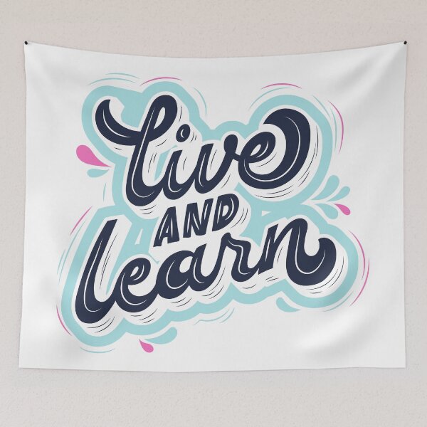 Item preview, Live and learn designed and sold by ataraxiastore.