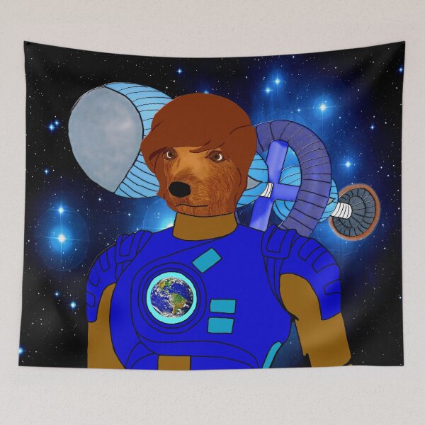 Item preview, Captain Bear Space Picture designed and sold by Nicole Kiefer.