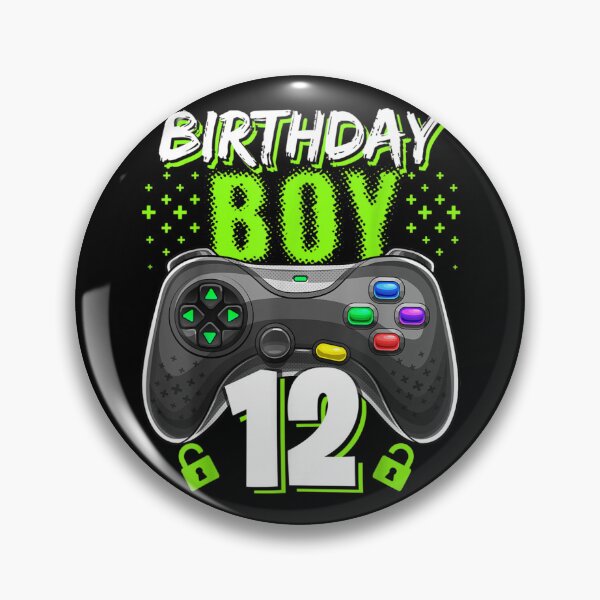 Item preview, Birthday Boy 12 Video Game Controller Gamer 12th Birthday designed and sold by KimberleyRamsey.