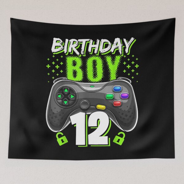 Item preview, Birthday Boy 12 Video Game Controller Gamer 12th Birthday designed and sold by KimberleyRamsey.