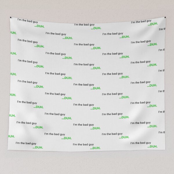 Item preview, I’m the bad guy ...duh designed and sold by ShadesOfFemme.