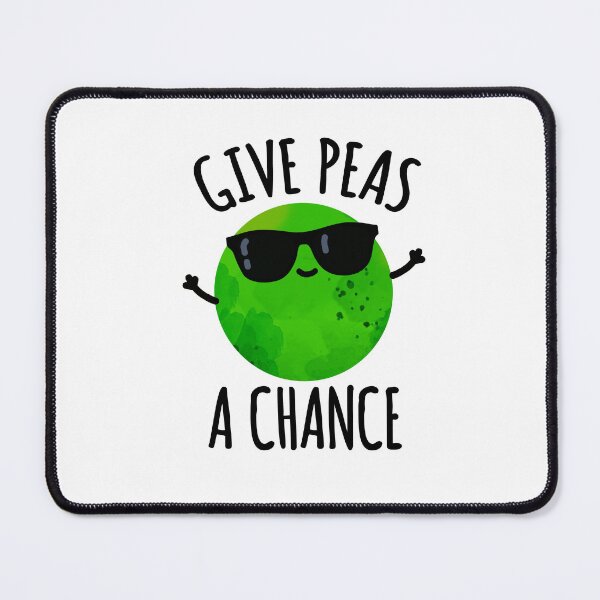 Item preview, Give Peas A Chance Positive Pea Puns  designed and sold by punnybone.