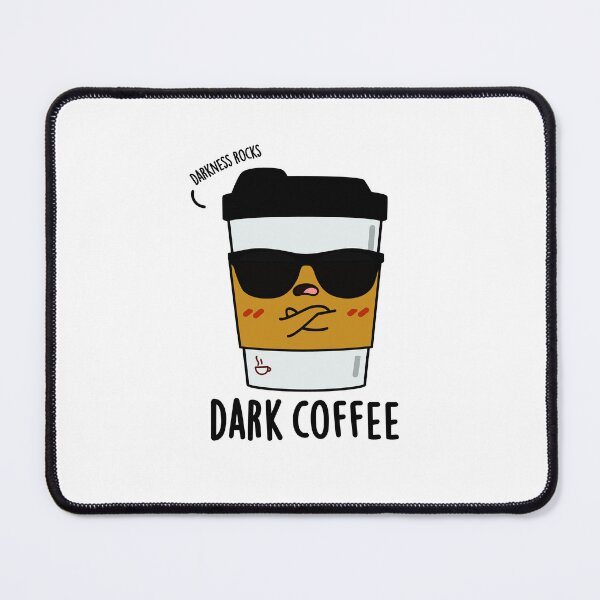 Item preview, Dark Coffee Funny Drink Puns designed and sold by punnybone.