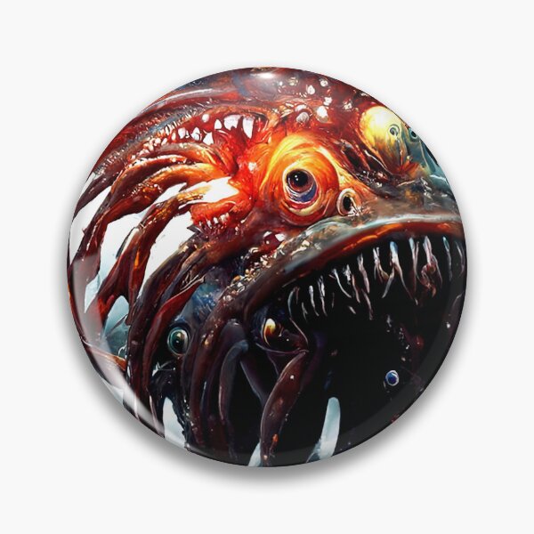 Item preview, Terrifying Deep Sea Creature designed and sold by ai-picasso.