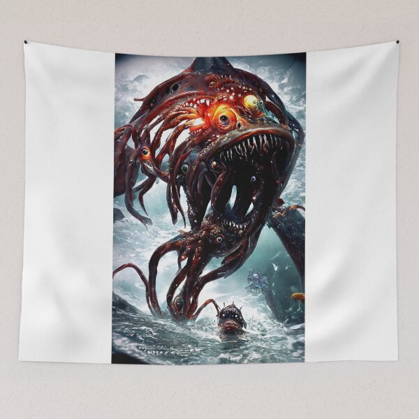 Item preview, Terrifying Deep Sea Creature designed and sold by ai-picasso.