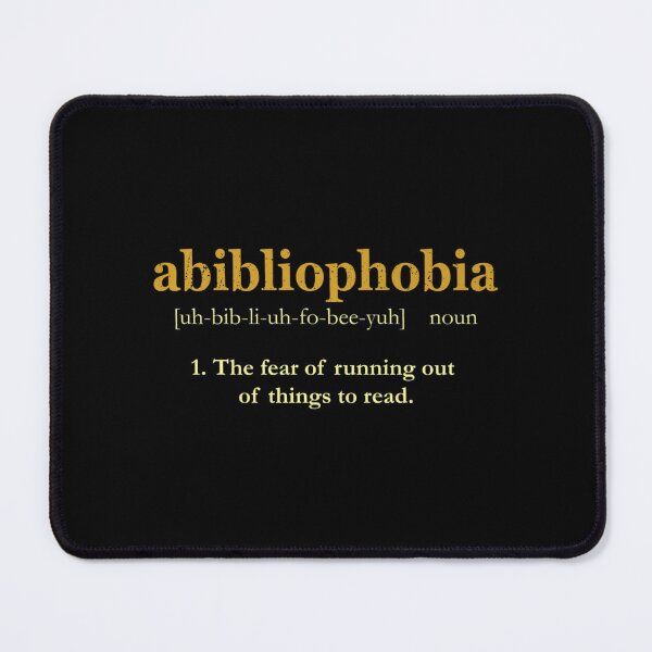 Item preview, Abibliophobia Reading Book Lovers Bookworms designed and sold by MonterMo.
