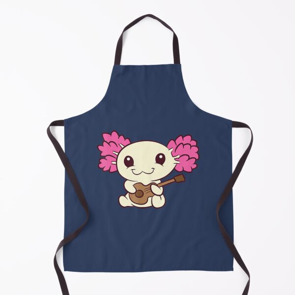 Item preview, Cute Axolotl Playing Guitar Love Axolotls designed and sold by MonterMo.
