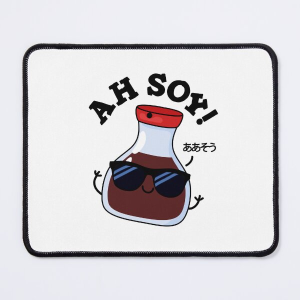 Item preview, Ah Soy Funny Soy Sauce Puns  designed and sold by punnybone.