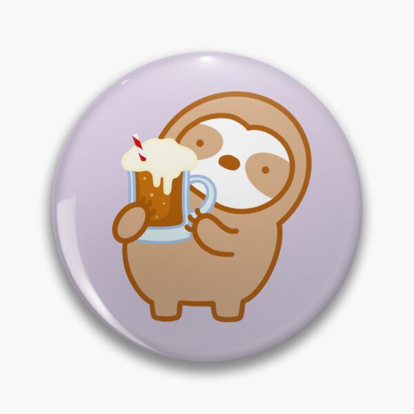 Item preview, Cute Root Beer Float Sloth designed and sold by theslothinme.