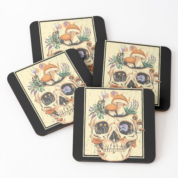 Item preview, Goblincore Flowers Skeleton Natur designed and sold by MonterMo.