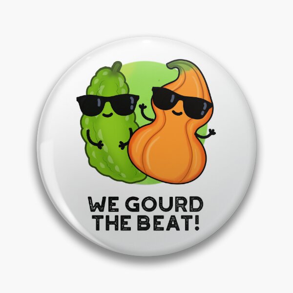 Item preview, We Gourd The Beat Funny Veggie Puns  designed and sold by punnybone.