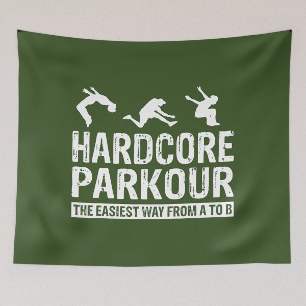 Item preview, Hardcore Parkour Lover Free Running Mm designed and sold by MonterMo.