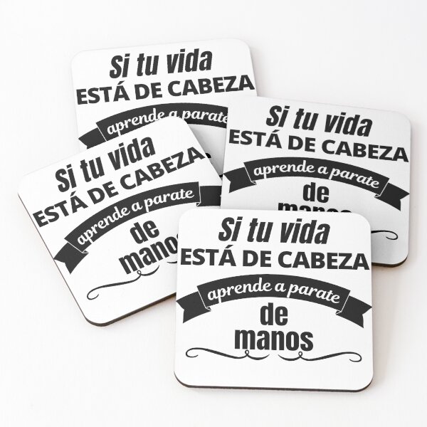 Item preview, If your life is upside down, learn to do a handstand. Spanish phrases designed and sold by CreacionsMeraki.