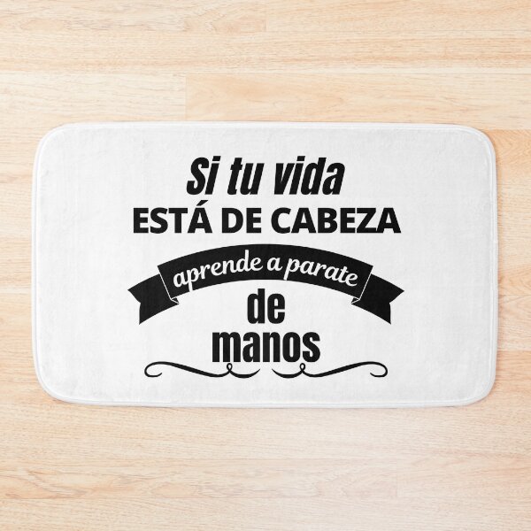 Item preview, If your life is upside down, learn to do a handstand. Spanish phrases designed and sold by CreacionsMeraki.
