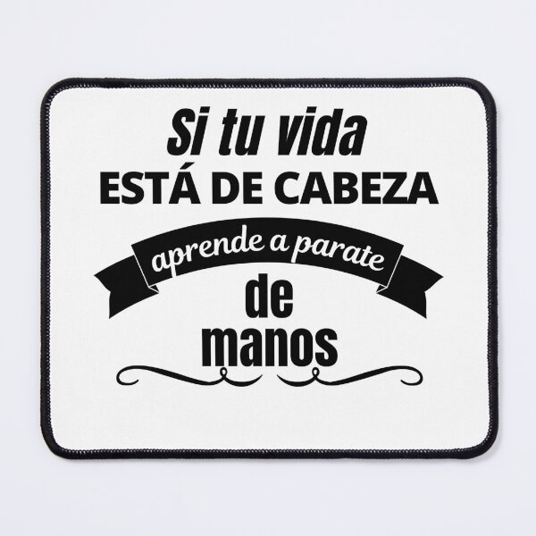 Item preview, If your life is upside down, learn to do a handstand. Spanish phrases designed and sold by CreacionsMeraki.