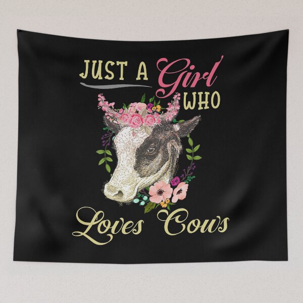 Item preview, Just a Girl Who Loves Cows Funny Farmer designed and sold by xmjajd.