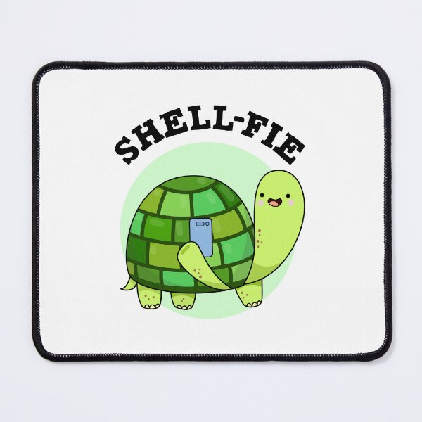 Item preview, Shell-fie Funny Tortoise Puns designed and sold by punnybone.