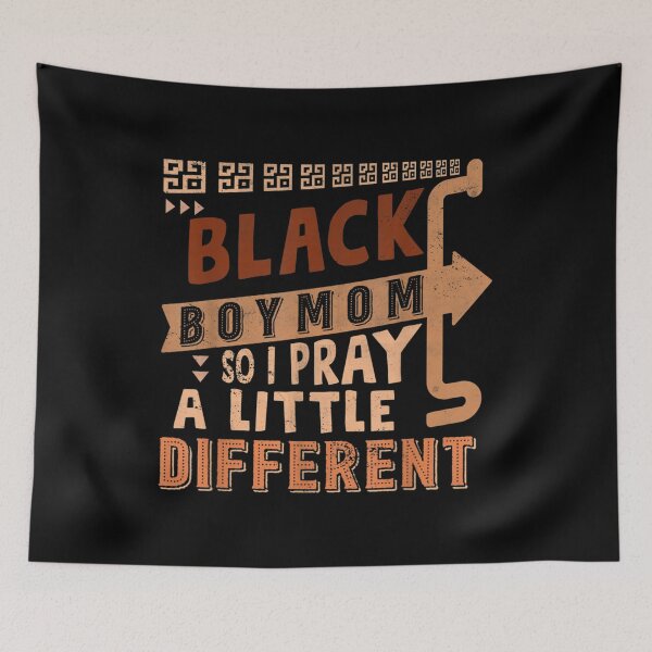 Item preview, Black Boy Mom So I Pray A Little Different Black History designed and sold by KimberleyRamsey.