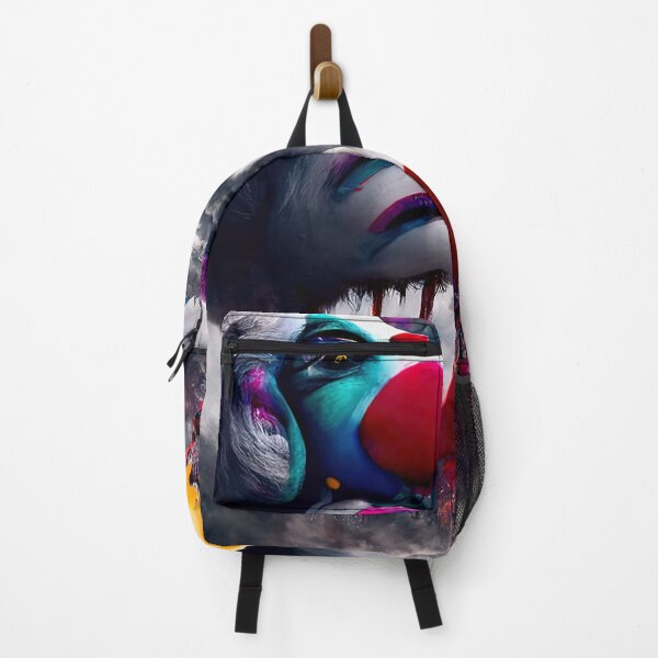 Item preview, Clown Looking Over a City of Despair designed and sold by ai-picasso.