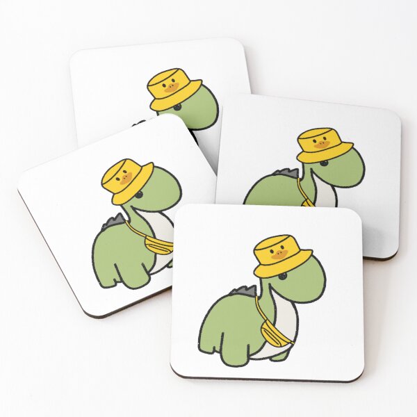 Item preview, Dinosaur in a Duck bucket Hat designed and sold by beckahbrooks.