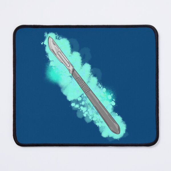 Item preview, Scalpel With Blue Background designed and sold by missmann.