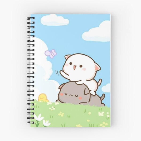 Item preview, Cute Peach And Goma Enjoying The Green Grass designed and sold by gingersweet.