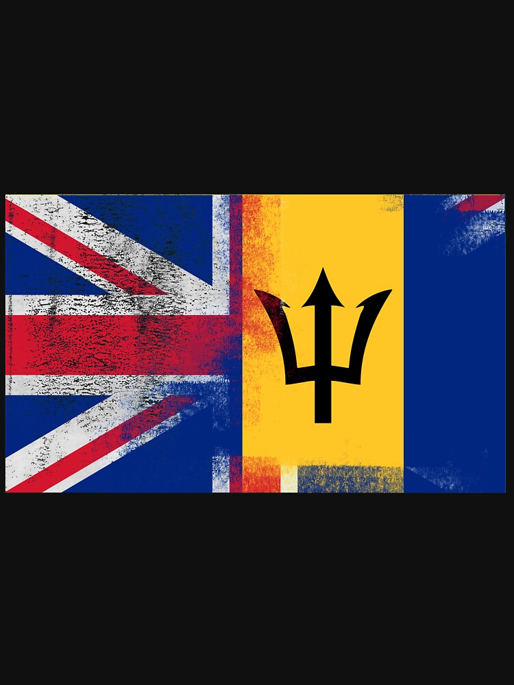 British Barbadian Half Barbados Half Uk Flag T Shirt For Sale By Ozziwar Redbubble 2024