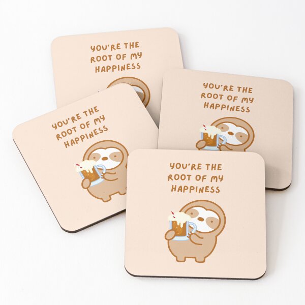 Item preview, You’re the Root of My Happiness Root Beer Float Sloth designed and sold by theslothinme.