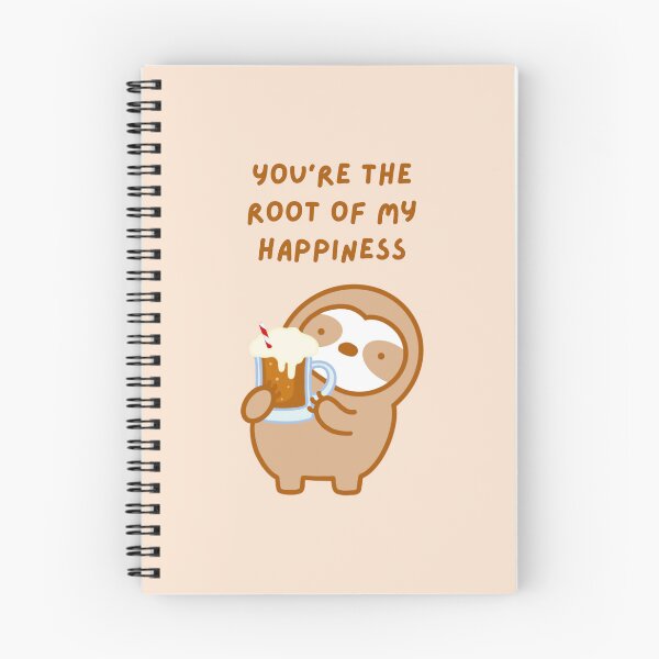 Item preview, You’re the Root of My Happiness Root Beer Float Sloth designed and sold by theslothinme.