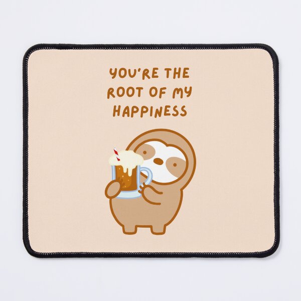 Item preview, You’re the Root of My Happiness Root Beer Float Sloth designed and sold by theslothinme.