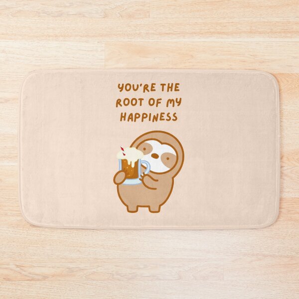 Item preview, You’re the Root of My Happiness Root Beer Float Sloth designed and sold by theslothinme.