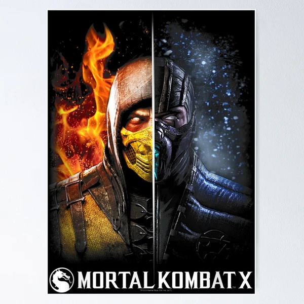 Scorpion Mortal Kombat X Poster 4k Wallpaper 4K