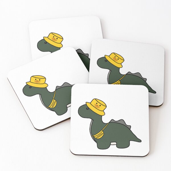 Item preview, Dinosaur in a Duck Bucket Hat designed and sold by beckahbrooks.