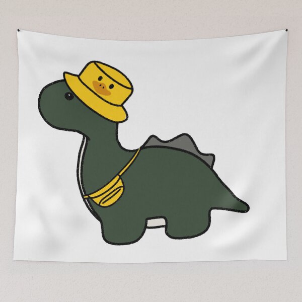 Item preview, Dinosaur in a Duck Bucket Hat designed and sold by beckahbrooks.